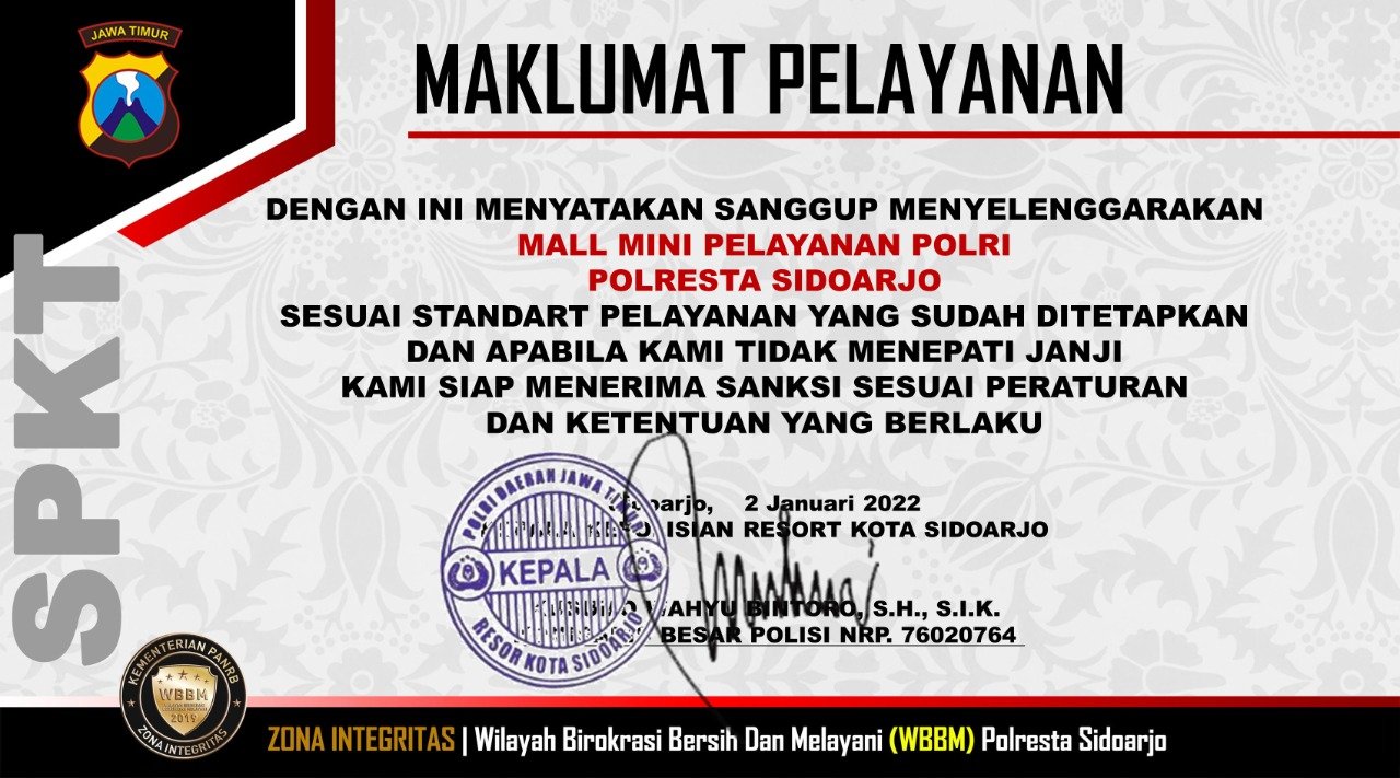 Maklumat Pelayanan